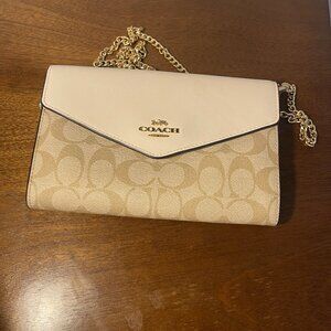Authentic Coach Envelope Clutch Crossbody